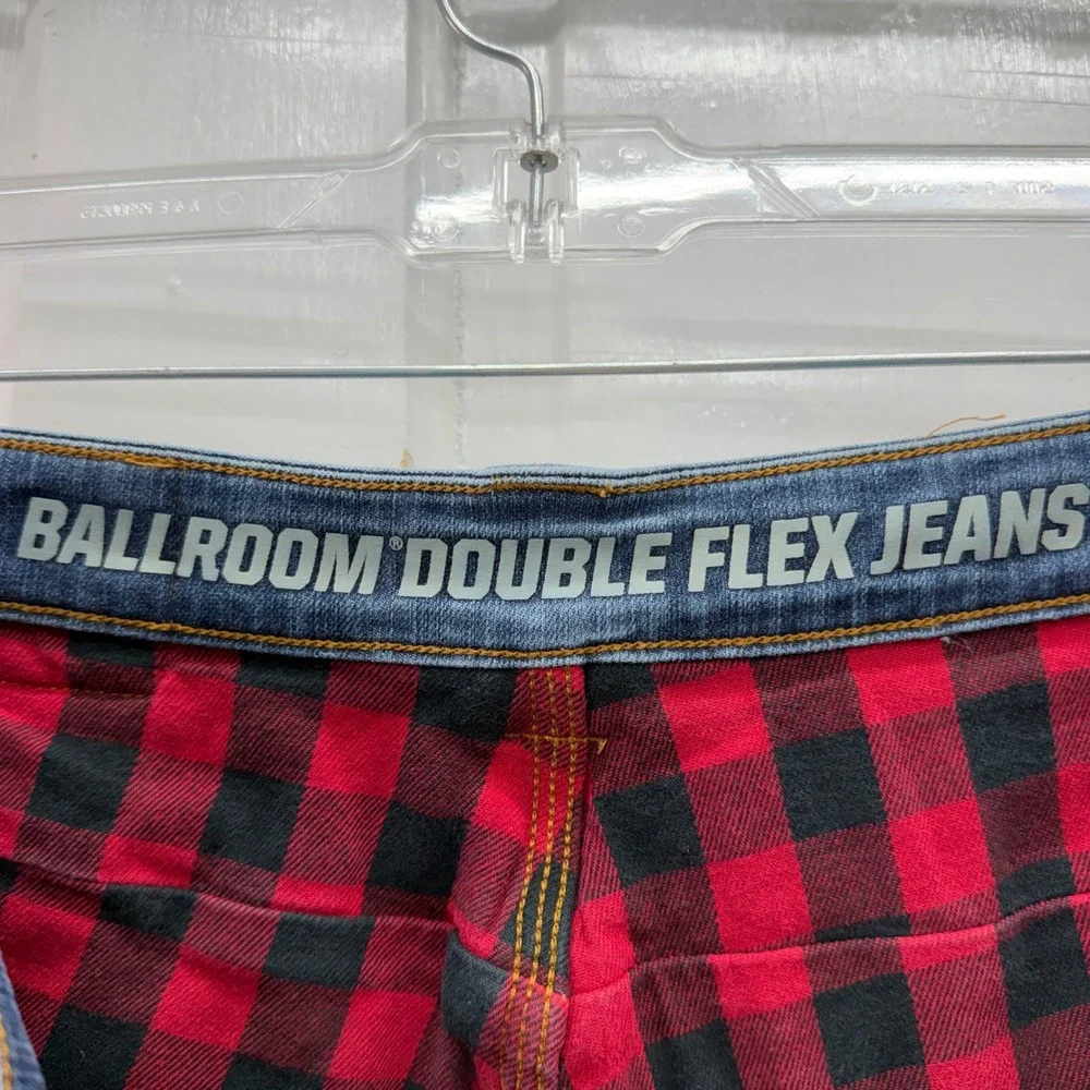 Duluth Trading‎ Ballroom Double Flex Flannel Lined Insulated Jeans Men's 34 x 32